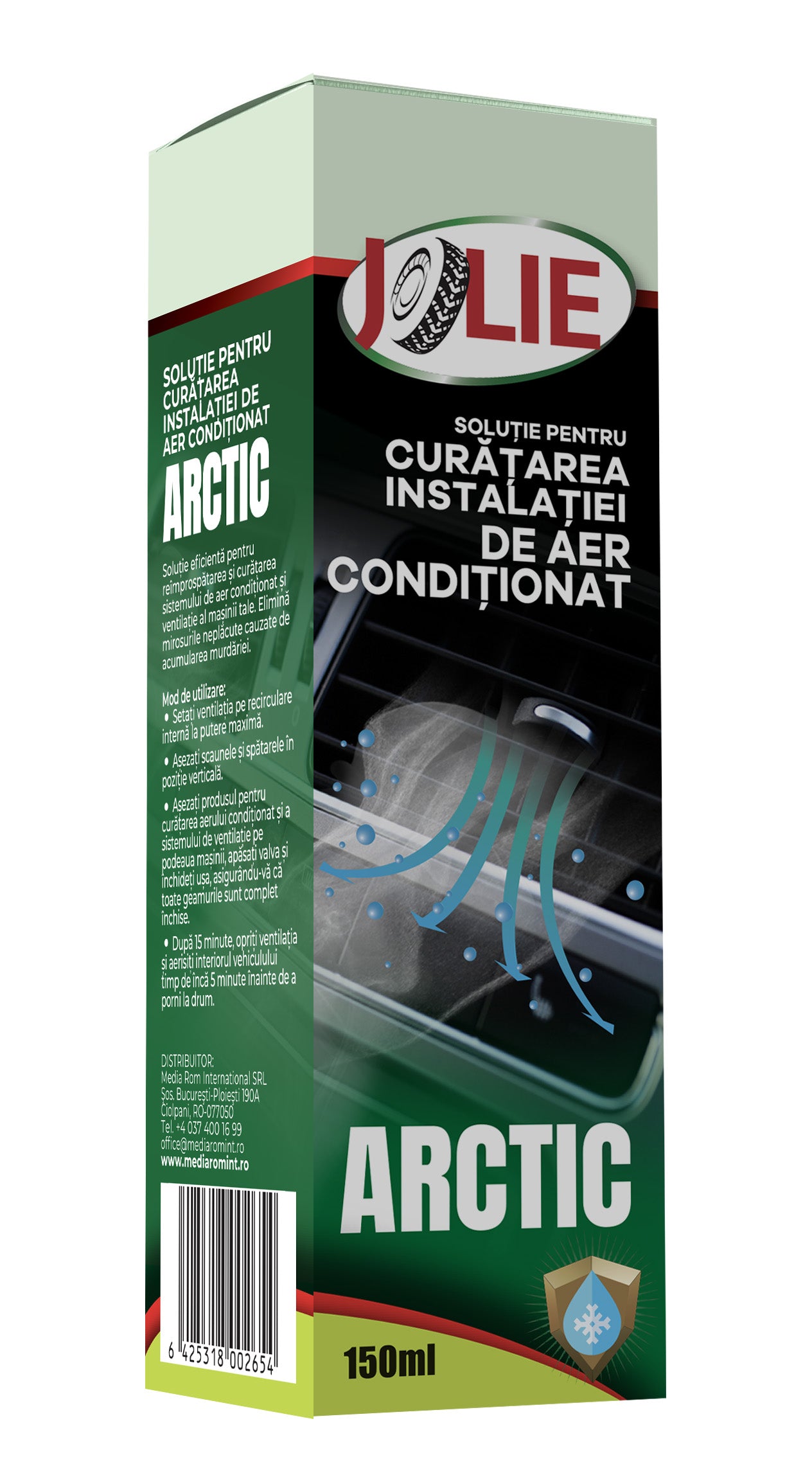 Solutie pentru curatarea instalatiei de aer conditionat Jolie 150ml - 20132