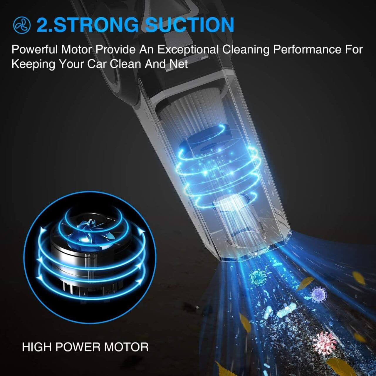 Aspirator auto multifuncțional, 4în1, 120 W, 12V Nigrin - 12179380