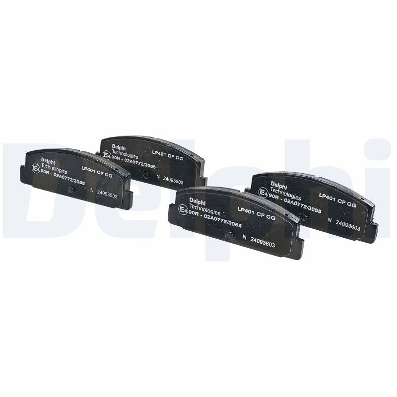 Set placute frana,frana disc LP401 DELPHI