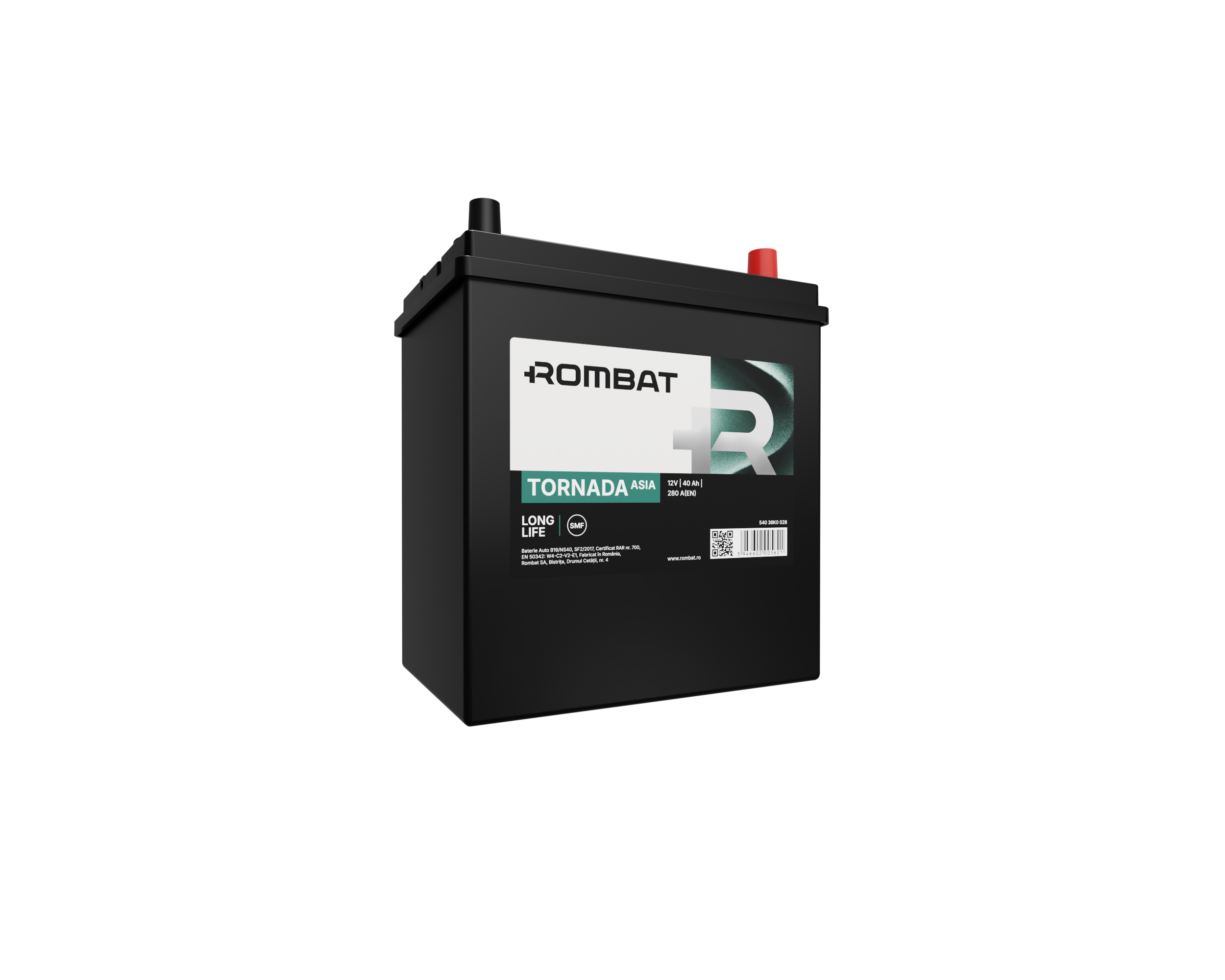 Acumulator Rombat Tornada Asia NS40DP 40 Ah - 12146310