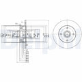 Disc frana BG2389 DELPHI