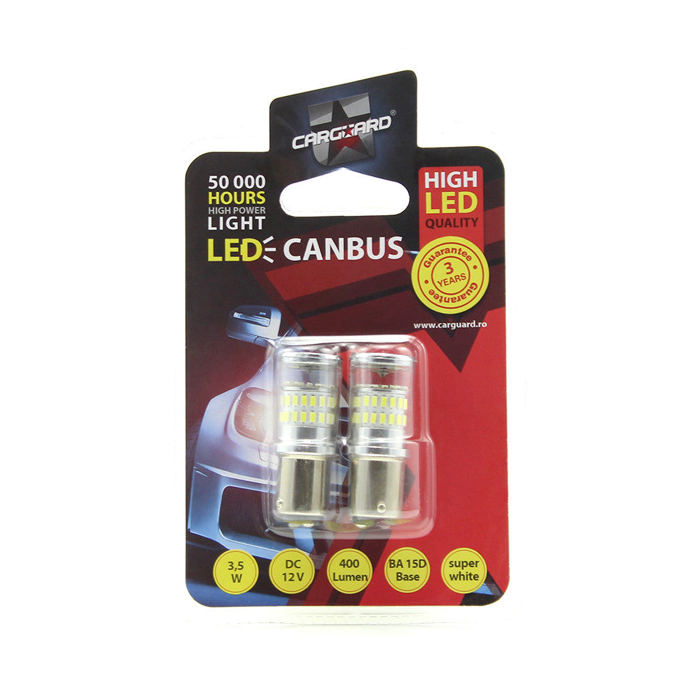 Bec MTR P21/5W 12V 3.5W BA15D Set 2 buc Carguard - CAN124