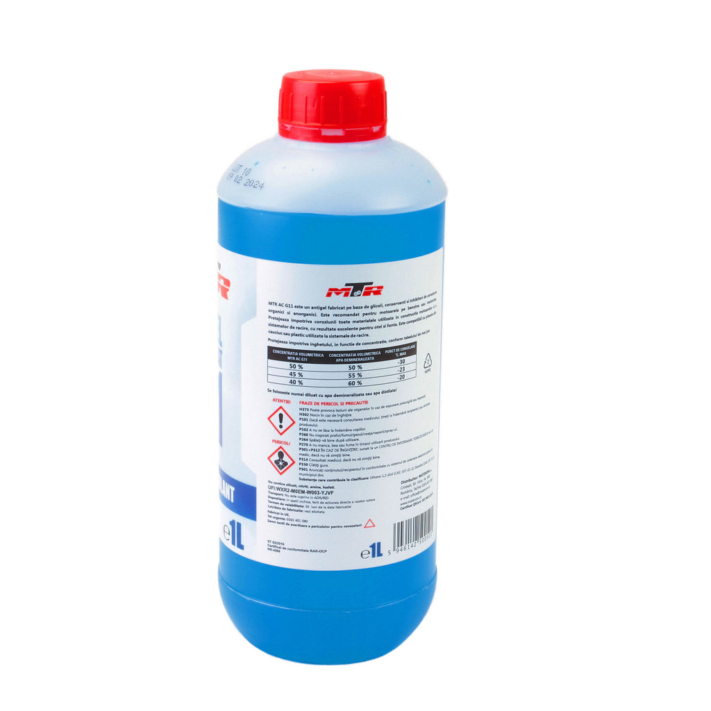 Antigel concentrat MTR Albastru G11 1L - 800915