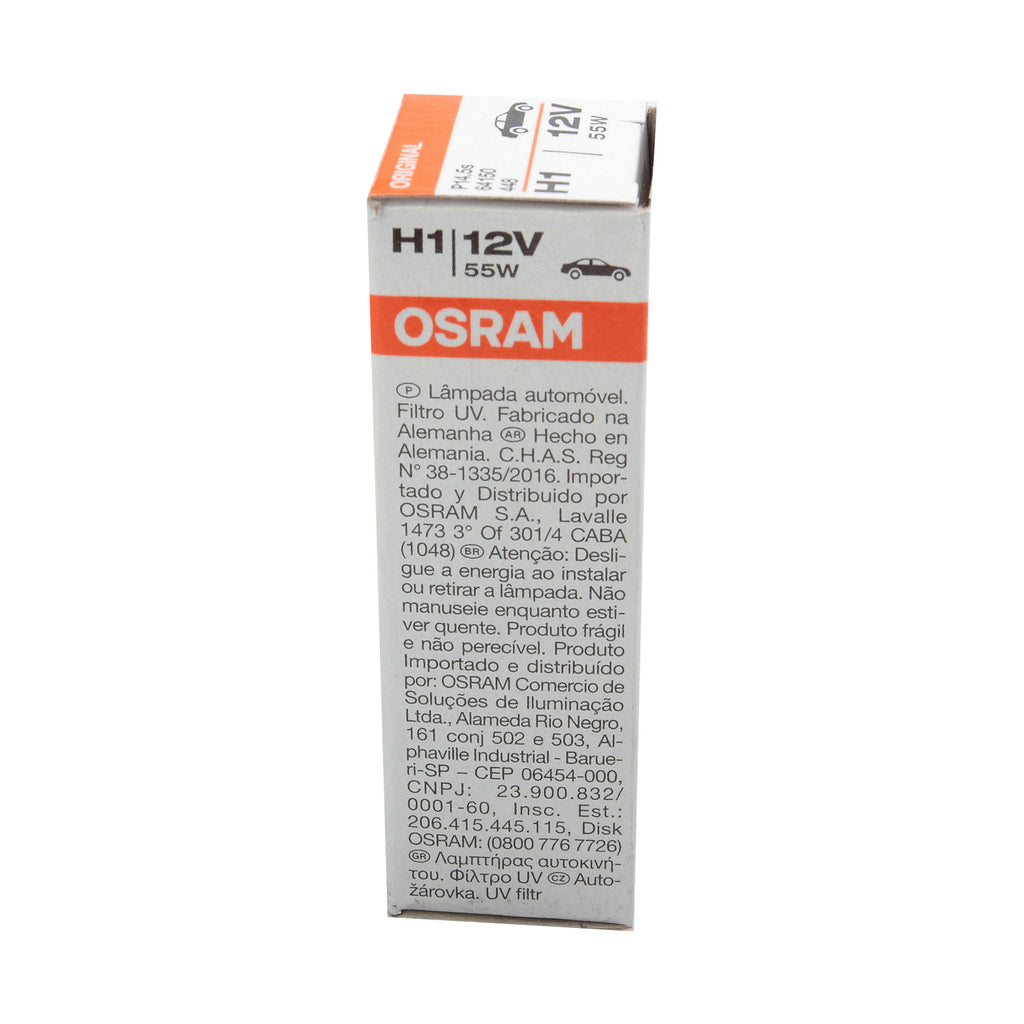 Bec Osram Original H1 12V 55W P14.5s - 64150
