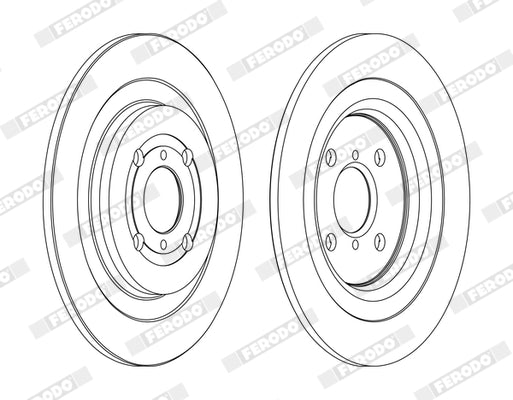 Disc frana DDF1588C FERODO