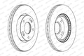 Disc frana DDF1619C FERODO