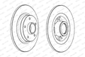 Disc frana DDF1731-1 FERODO