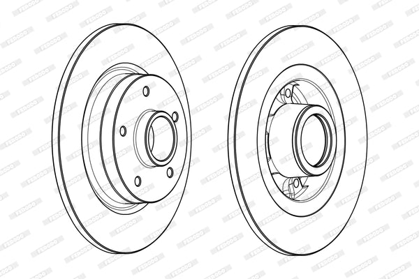 Disc frana DDF1731-1 FERODO