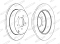 Disc frana DDF1737C FERODO