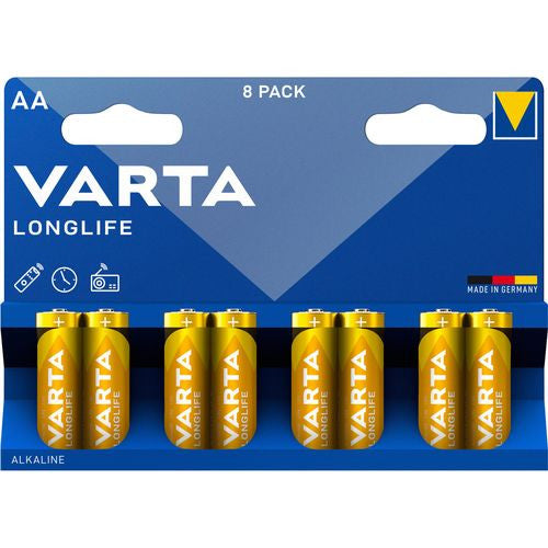 Baterie Varta Longlife AA Blister 8  buc MUT1.2 - 13040354