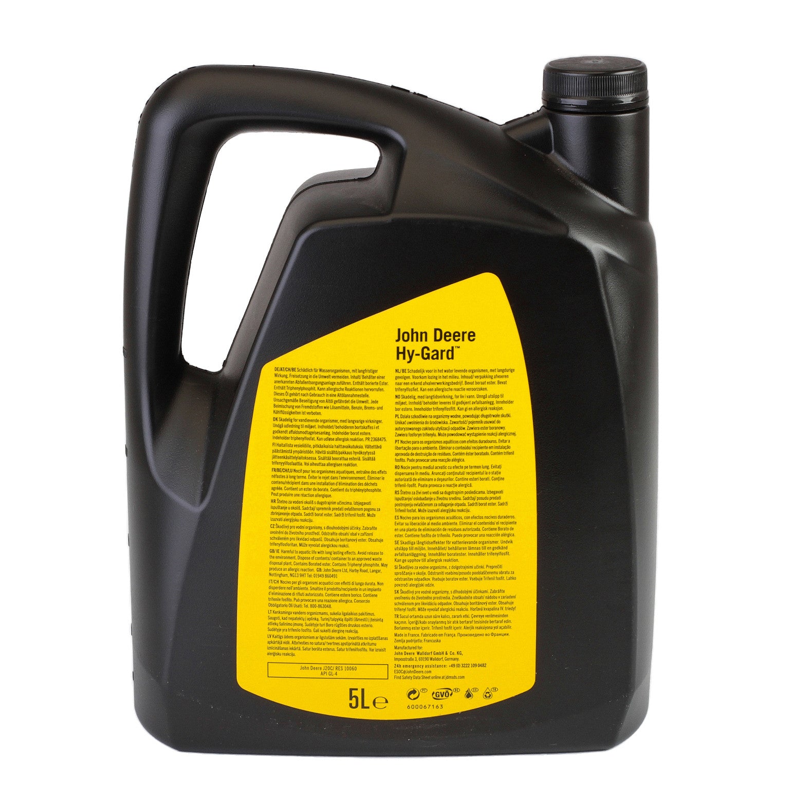 Ulei hidrulic John Deere Hy Gard 5L - 11639103