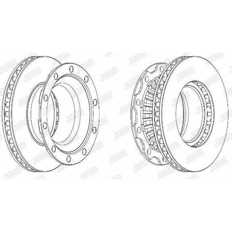 Disc frana spate stg/dr Jurid - 569141J