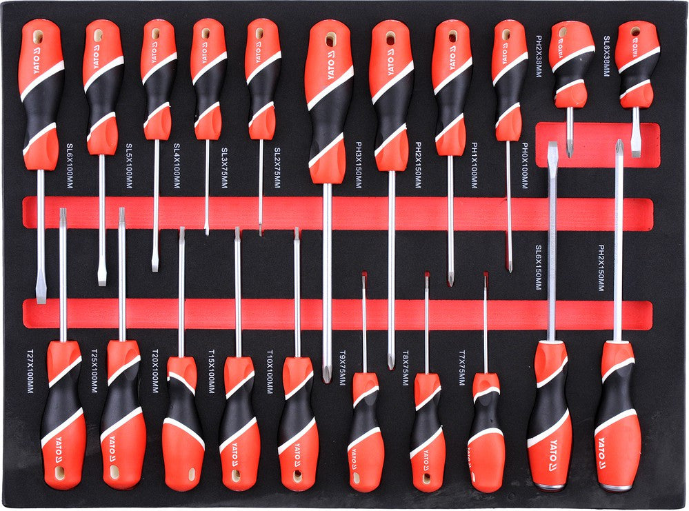 Dulap cu scule profesional 7 sertare echipat complet cu 211 Yato - YT55290