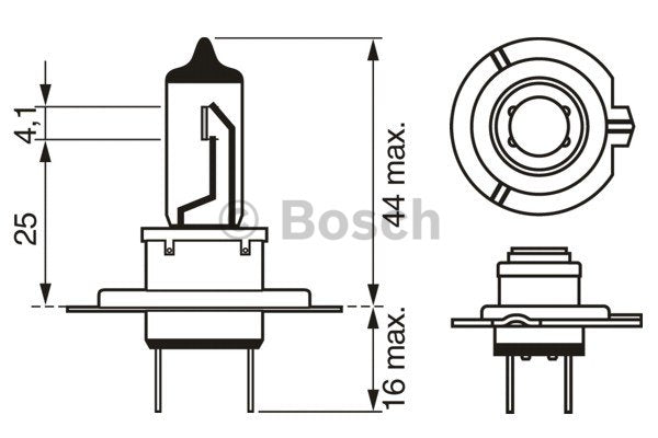 Bec Bosch Longlife Time H7 12V 55W PX26d - 1987302078
