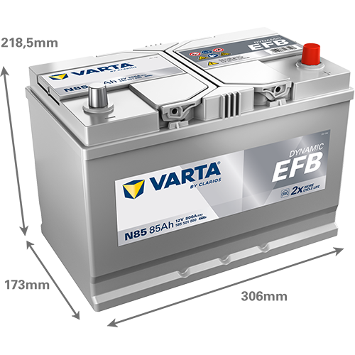 Acumulator Varta Dynamic EFB 85 Ah - 12174668