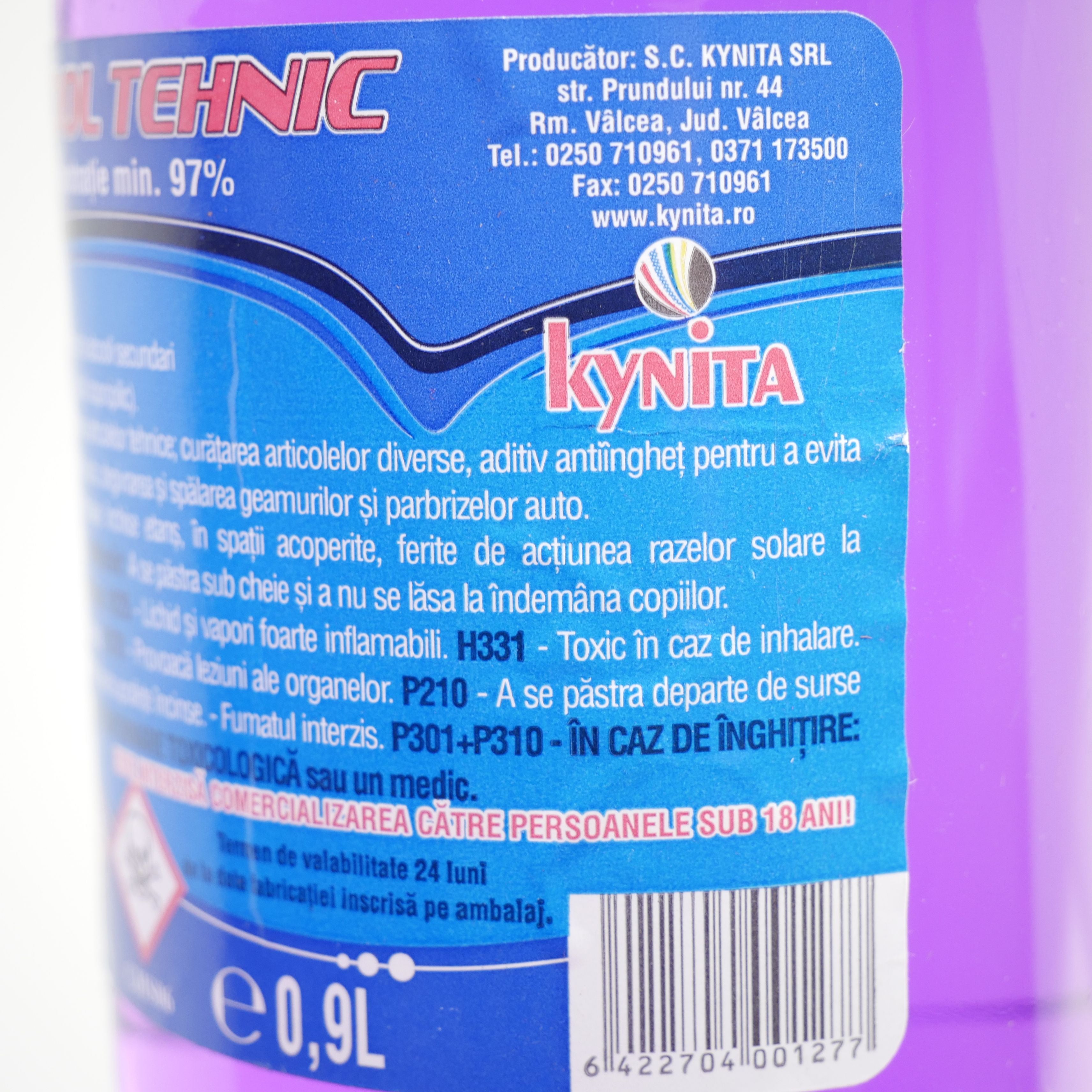 Alcool tehnic 900 ml Kynita MTR - 1041
