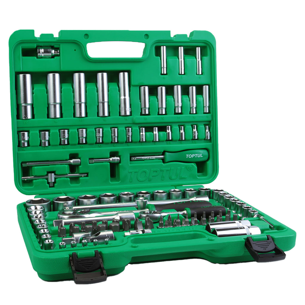 Trusa scule profesionala 1/4-1/2 108 Piese Toptul - GCAI108R