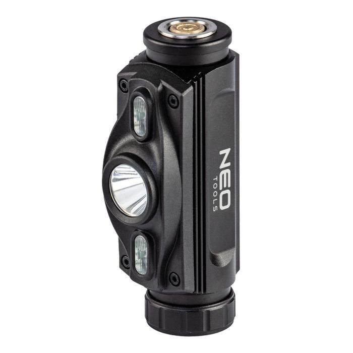 Lanterna frontala reincarcabila prin USB, 1000 lm rosu / albastru CREE LED, acc. 3.7V Li-Ion Neo Tools - 99028