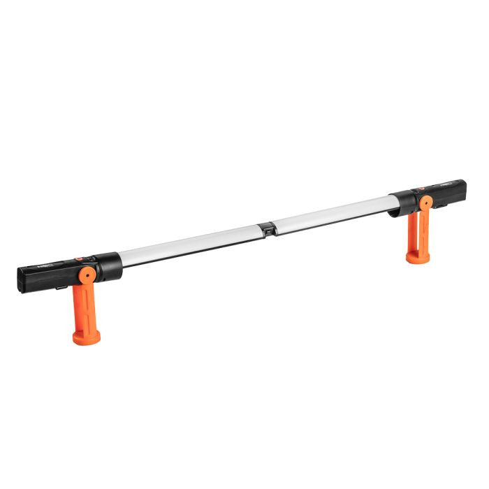 Lampa de atelier cu acumulator, 2x 3.7V Li-Ion, incarcator inclus, 2x350 lm, pliabila SMD Neo Tools - 99047
