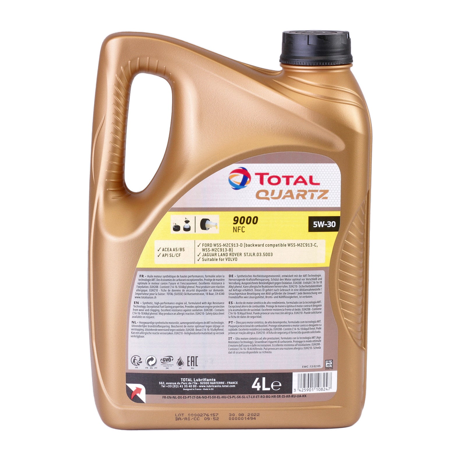 Ulei motor Total Quartz 9000 Future NFC 5W30 4L - 11427102