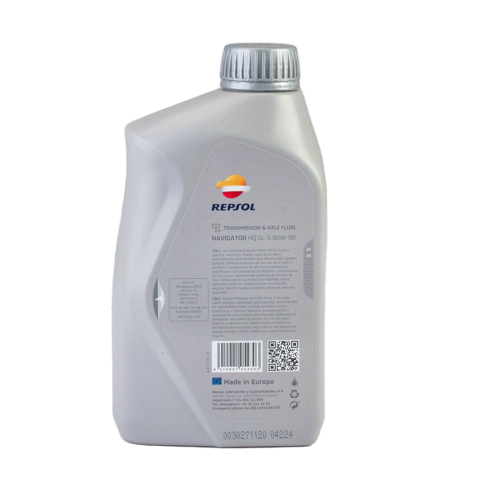 Ulei diferential REPSOL NAVIGATOR HQ GL-5 80W90 1L - 12183707