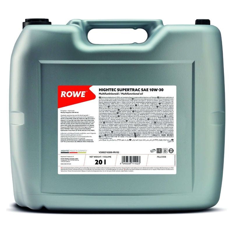 ULEI UTILAJE AGRICOLE HIGHTEC SUPERTRAC SAE 10W-30 (STOU) 20L - 13521418