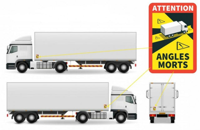 Autocolant Reflectorizant "Angles morts" MTR - 12217367