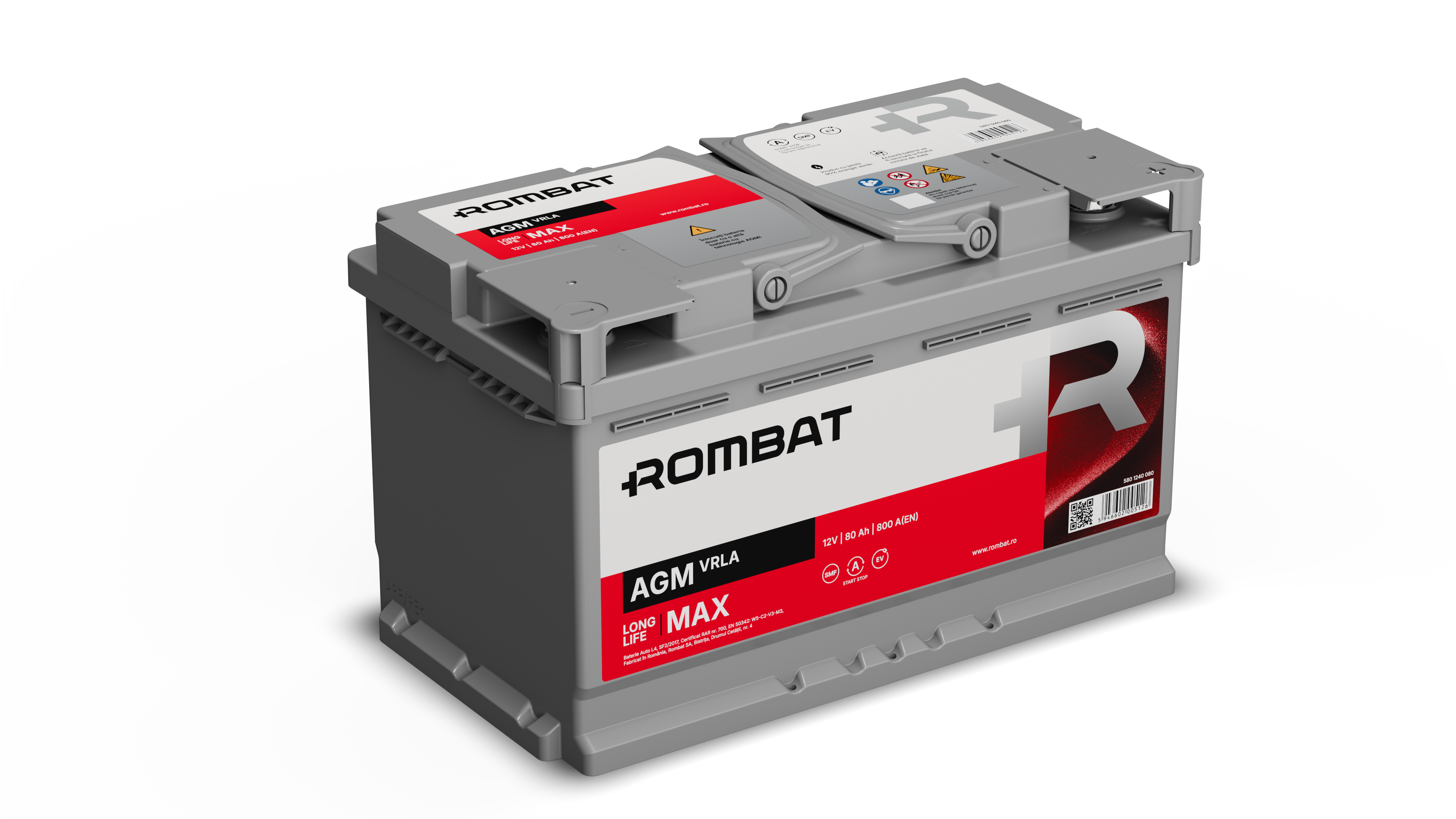 Acumulator Rombat AGM-VRLA 80 Ah Start-Stop - 12119164