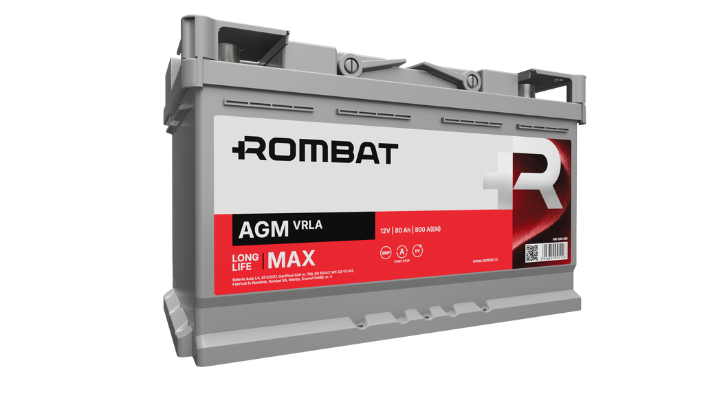 Acumulator Rombat AGM-VRLA 80 Ah Start-Stop - 12119164