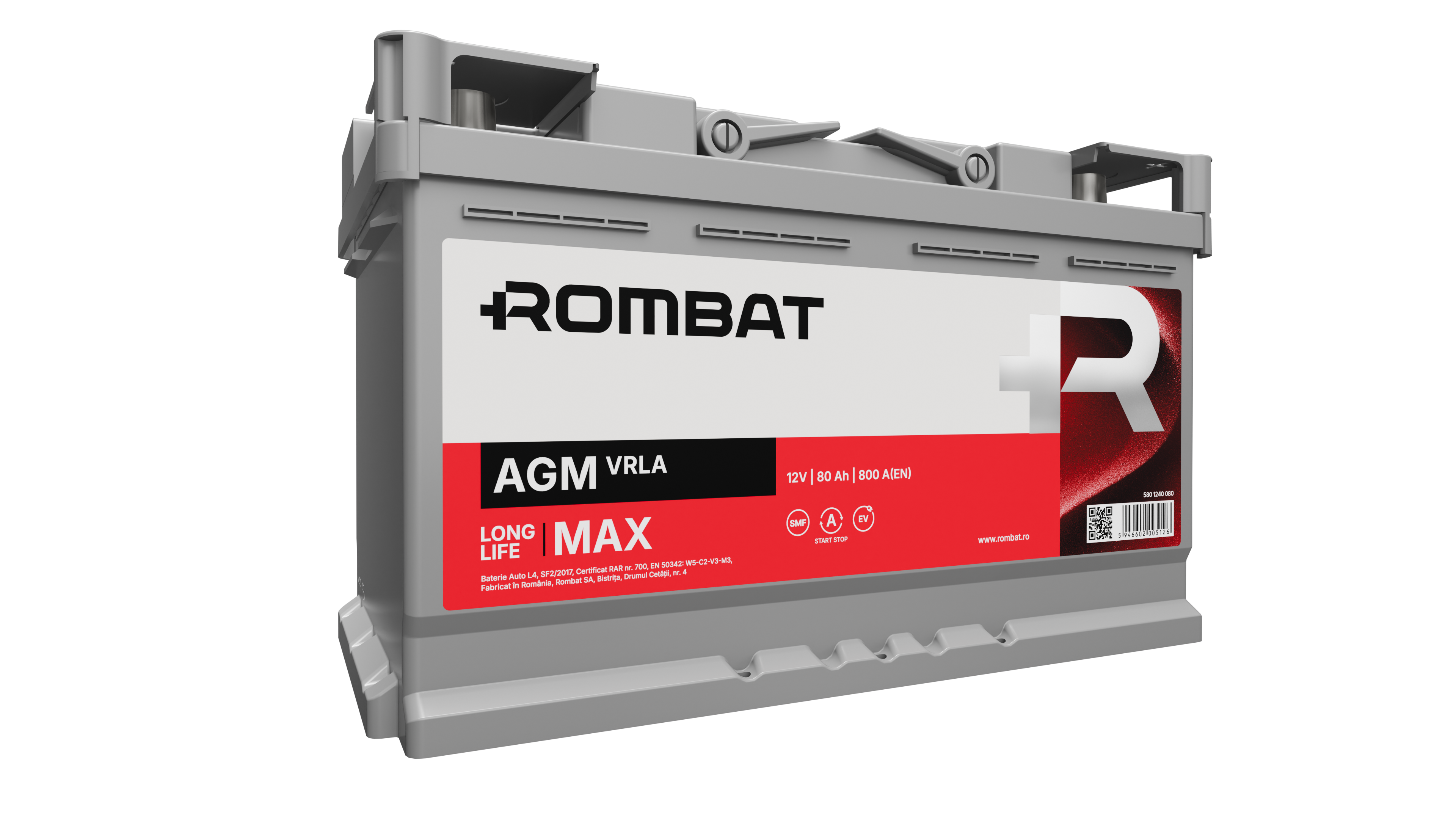 Acumulator Rombat AGM-VRLA 80 Ah Start-Stop - 12119164