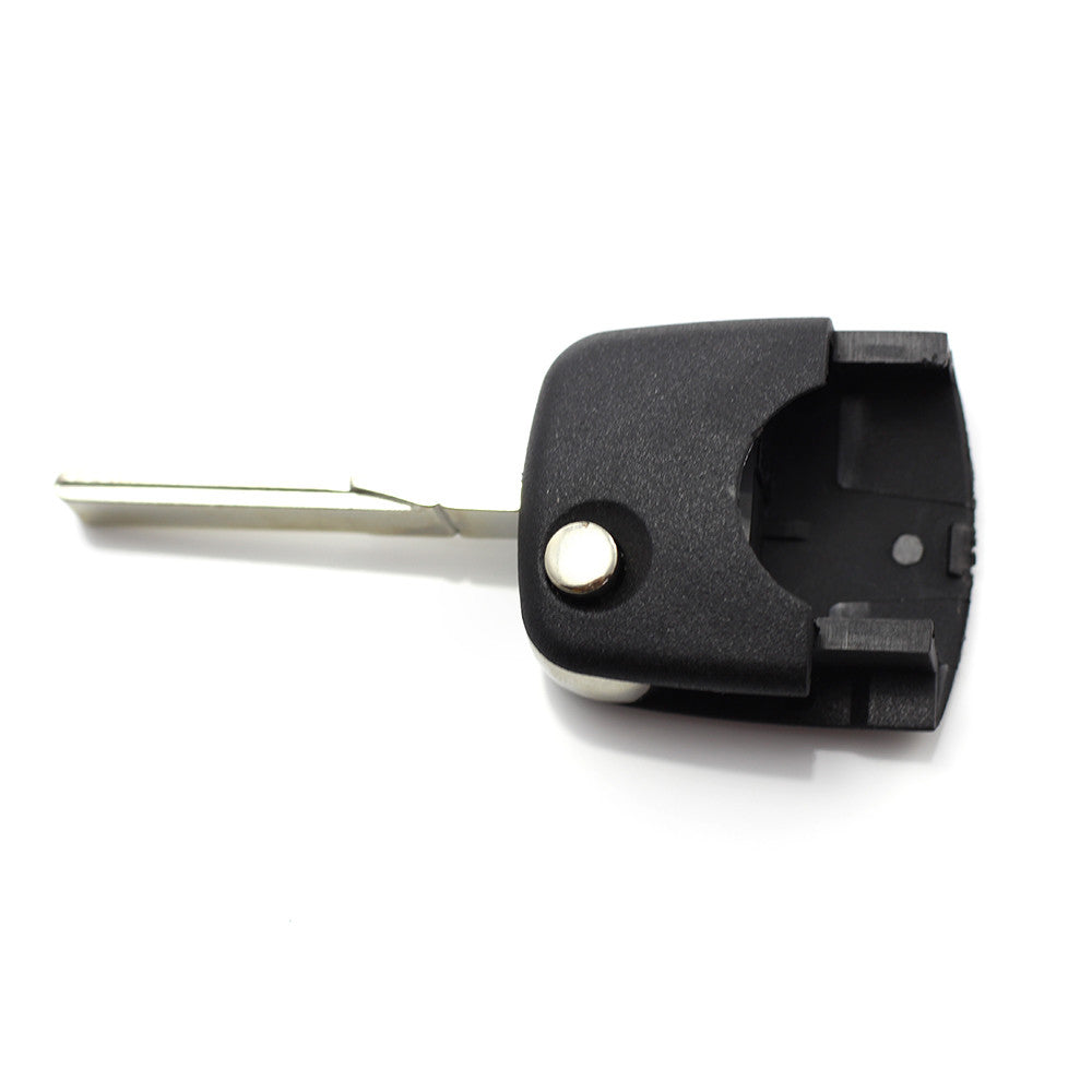 Audi - Carcasa cheie tip briceag, 2 butoane "rotunde",  cu baterie 1616 Carguard - CC035
