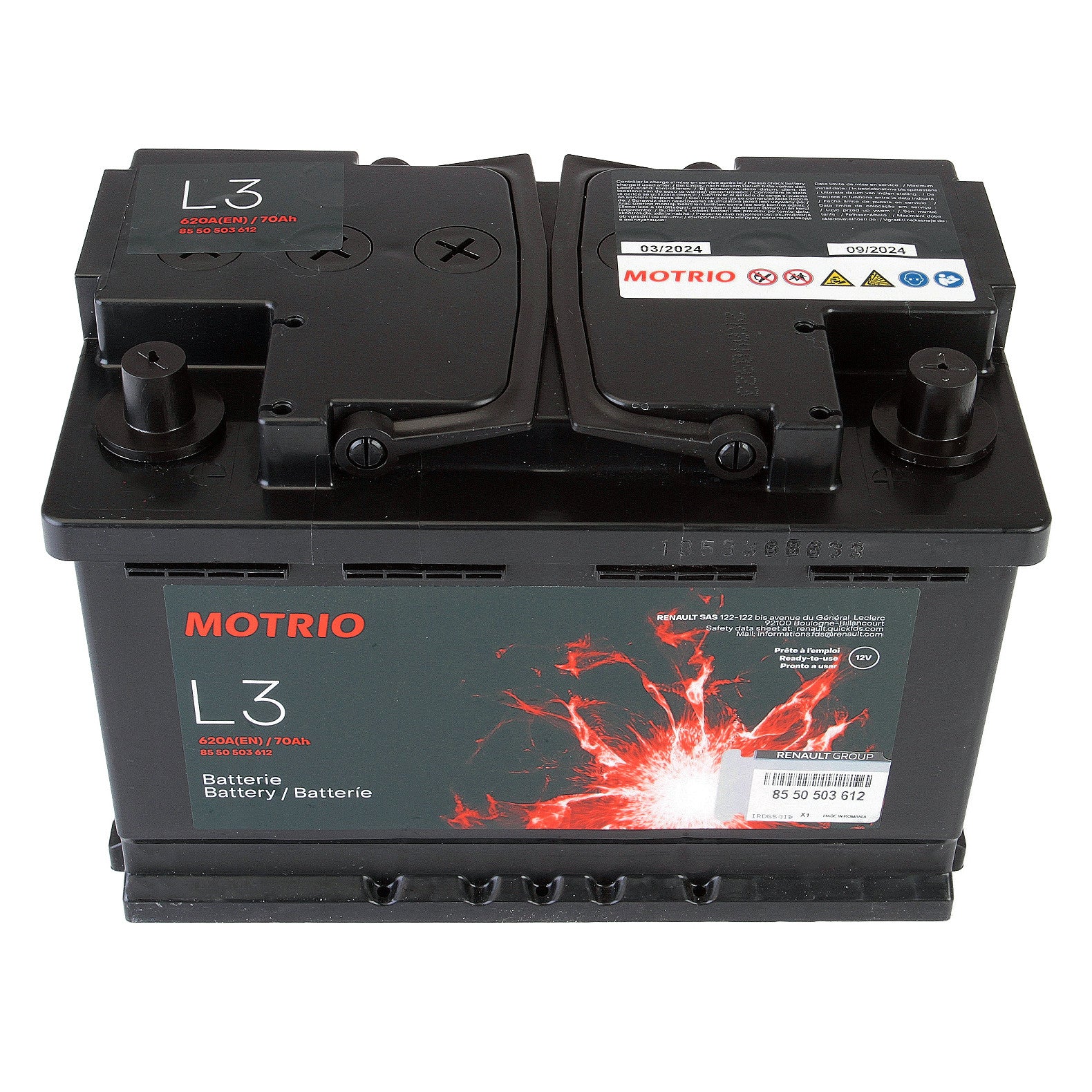 Acumulator Motrio 70 Ah 620A - 12289957