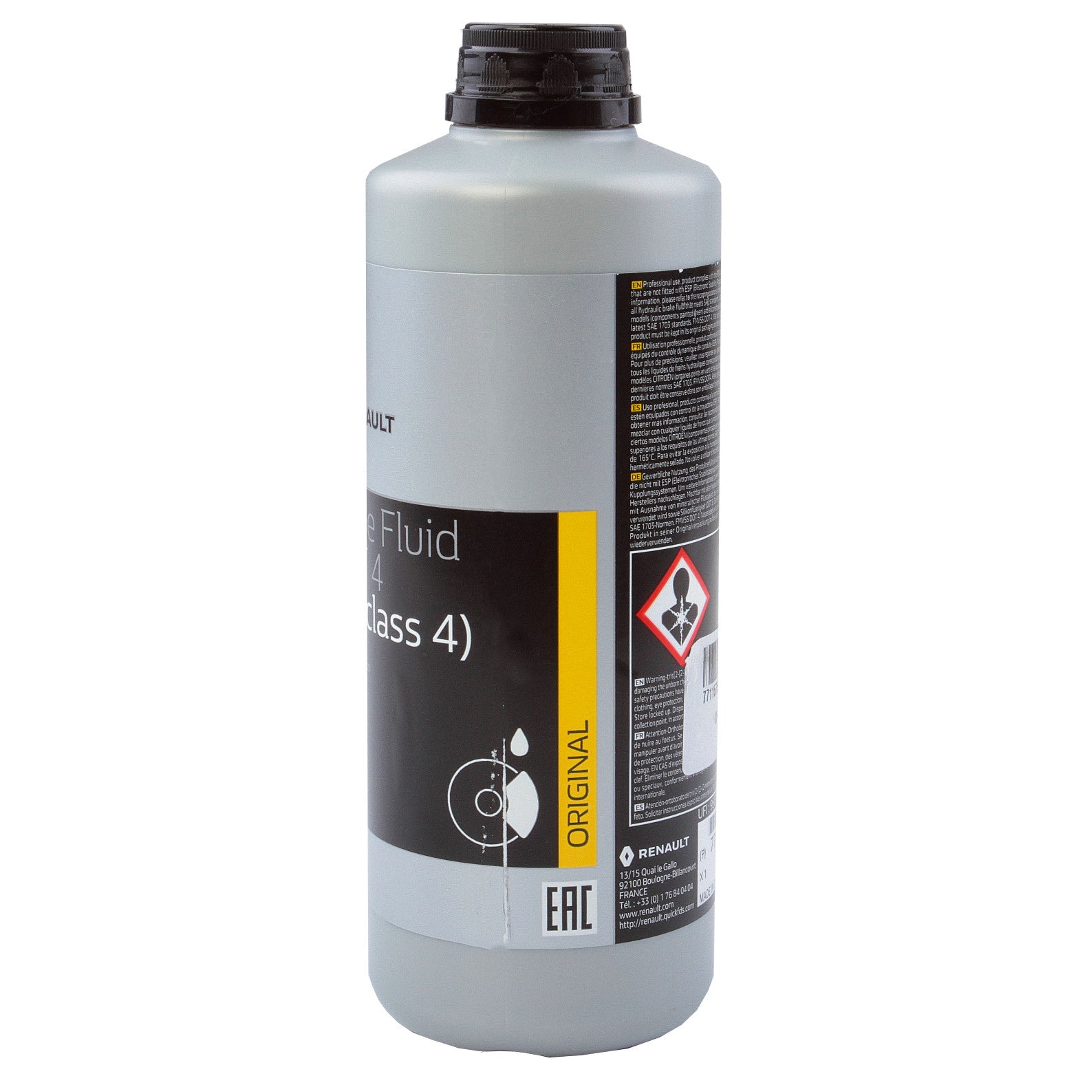 Lichid de frana Renault DOT4 ISO CLASS 4 500ml. - 7711575501