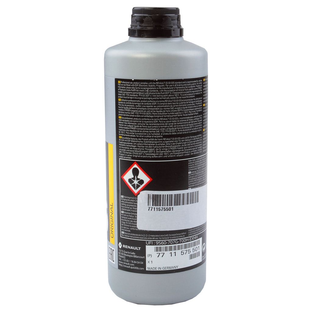 Lichid de frana Renault DOT4 ISO CLASS 4 500ml. - 7711575501
