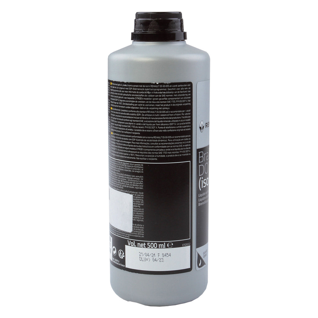 Lichid de frana Renault DOT4 ISO CLASS 4 500ml. - 7711575501