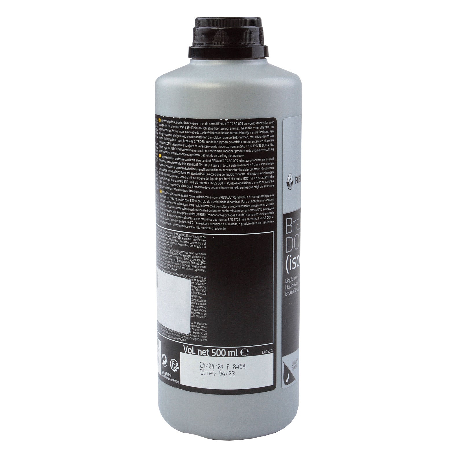 Lichid de frana Renault DOT4 ISO CLASS 4 500ml. - 7711575501