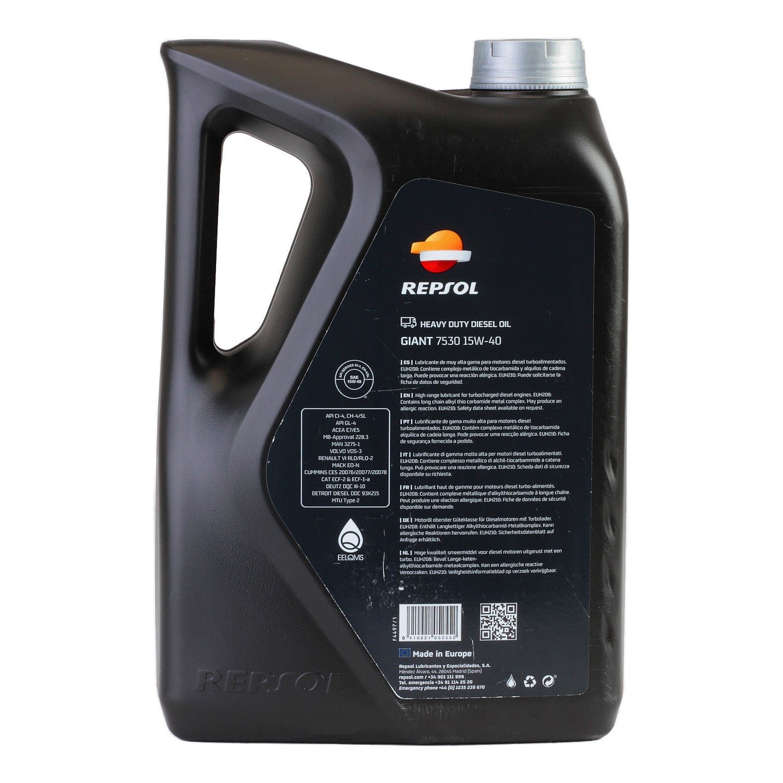 Ulei motor Repsol GIANT 7530 15W40 5L - 12183713