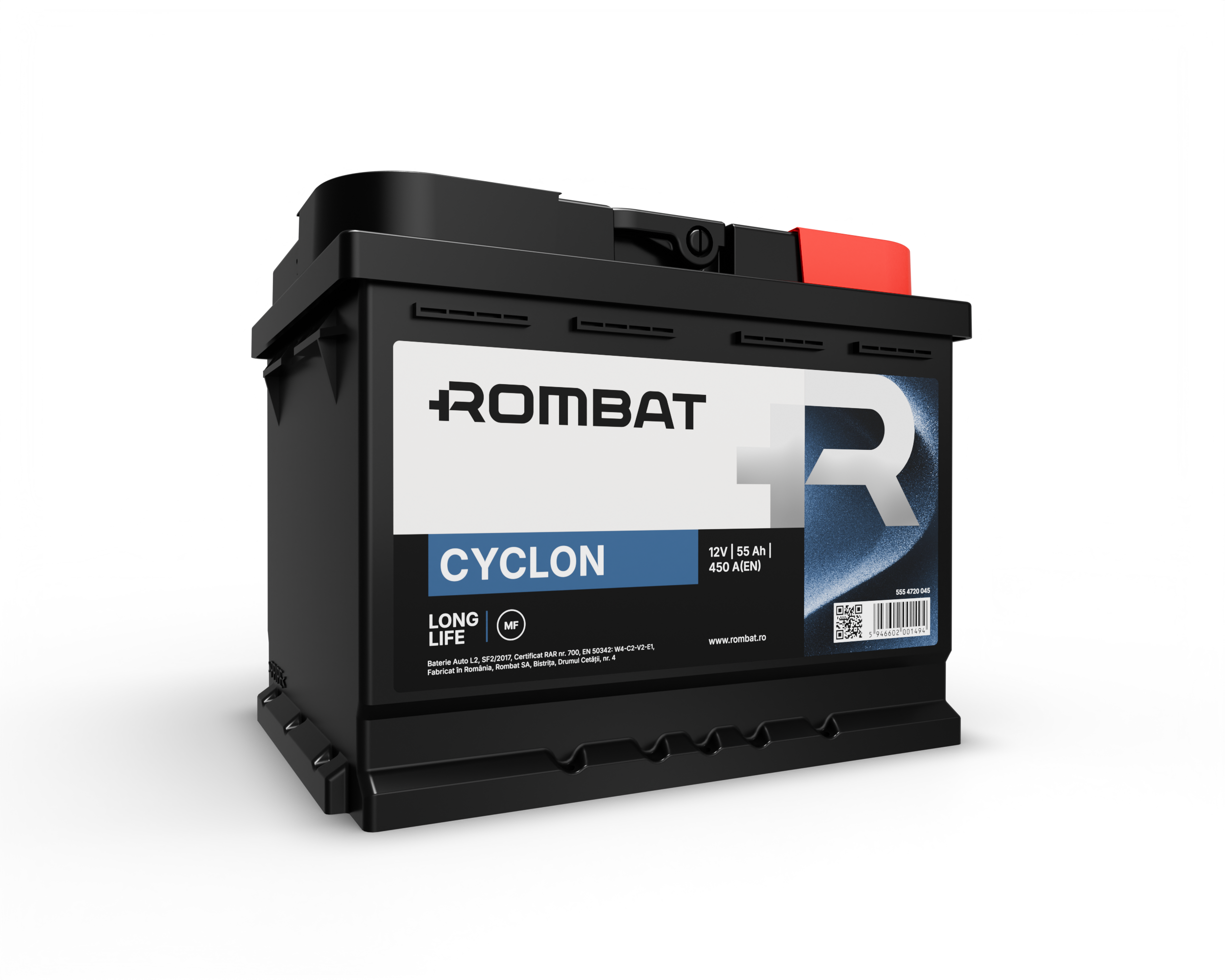 Acumulator Rombat Cyclon 55 Ah - 12135499