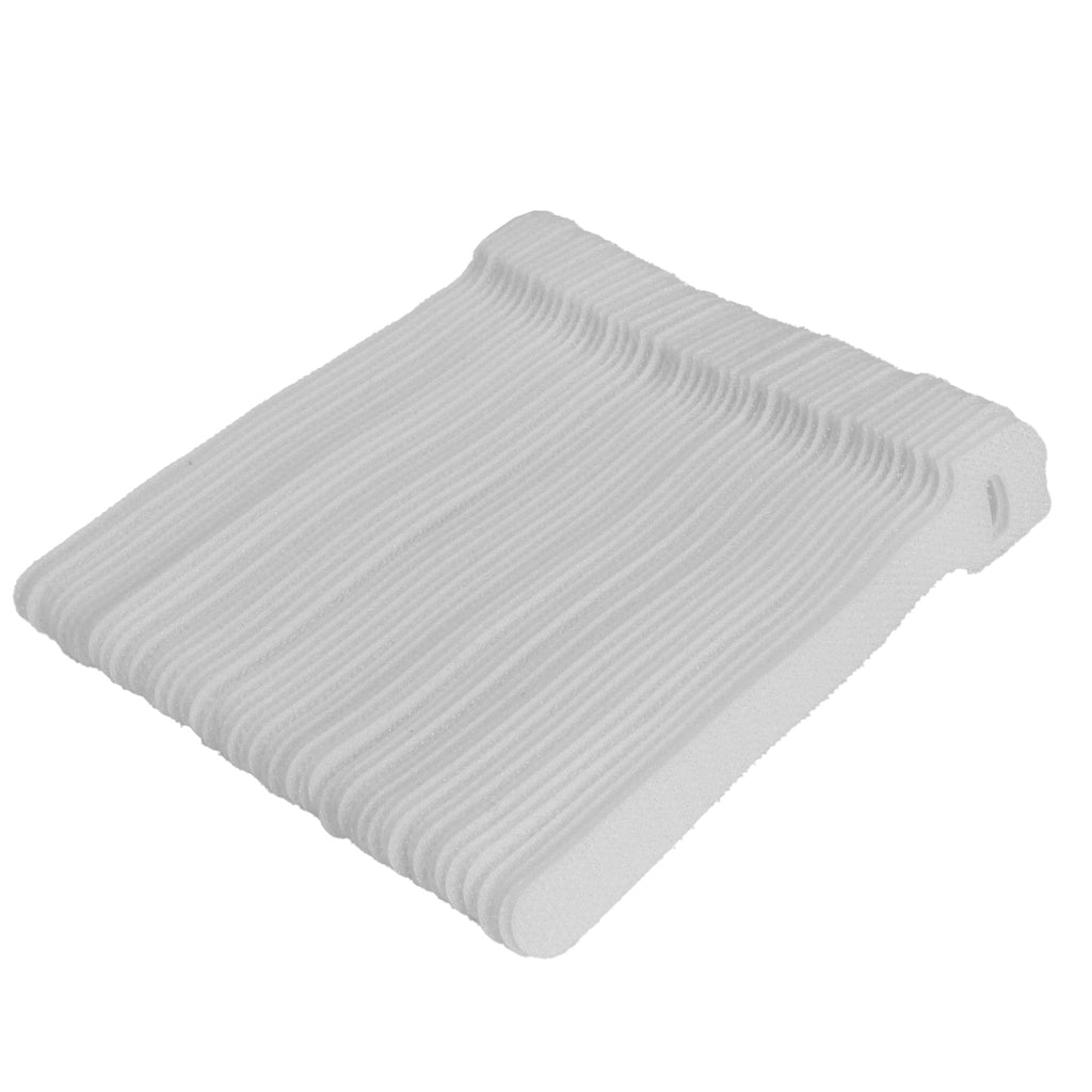 Cleme pentru cabluri albe 12.5x130mm 50 buc MTR - LHVT121305W