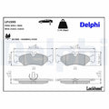 Set placute frana,frana disc LP1595 DELPHI