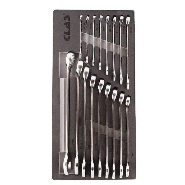 Dulap scule echipat cu 154 piese 6 sertare Clas - EG6154