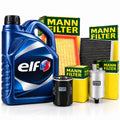 Kit revizie: ulei Elf si filtre MANN-Filter (ulei, aer, habitaclu, combustibil)