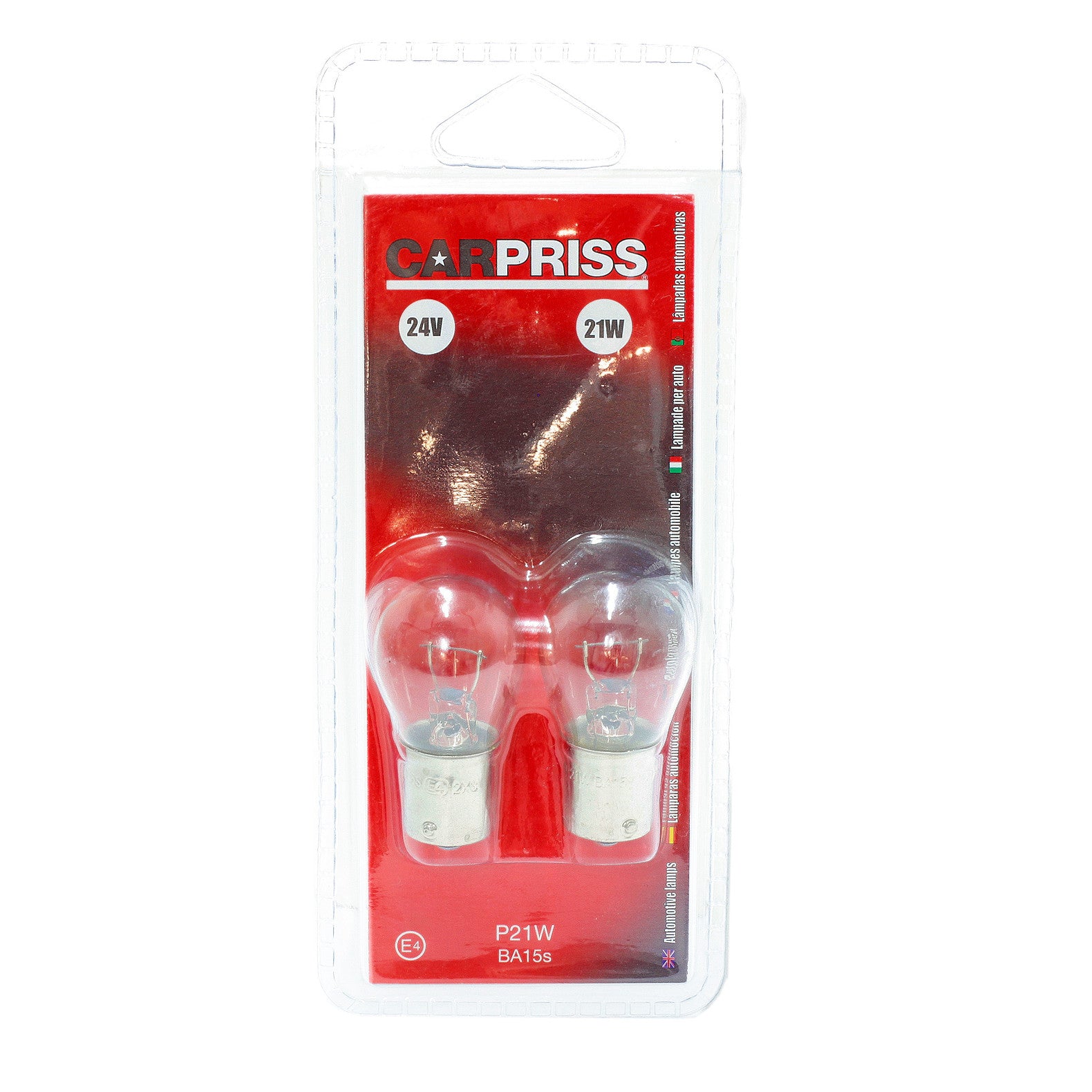 Bec Carpriss P21W 24V 21W BA15s Set 2 buc - 79780251