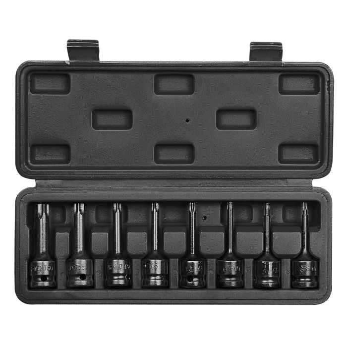 Set tubulare impact, Torx, 8 piese, CrMo, 1/2'' - 13195830