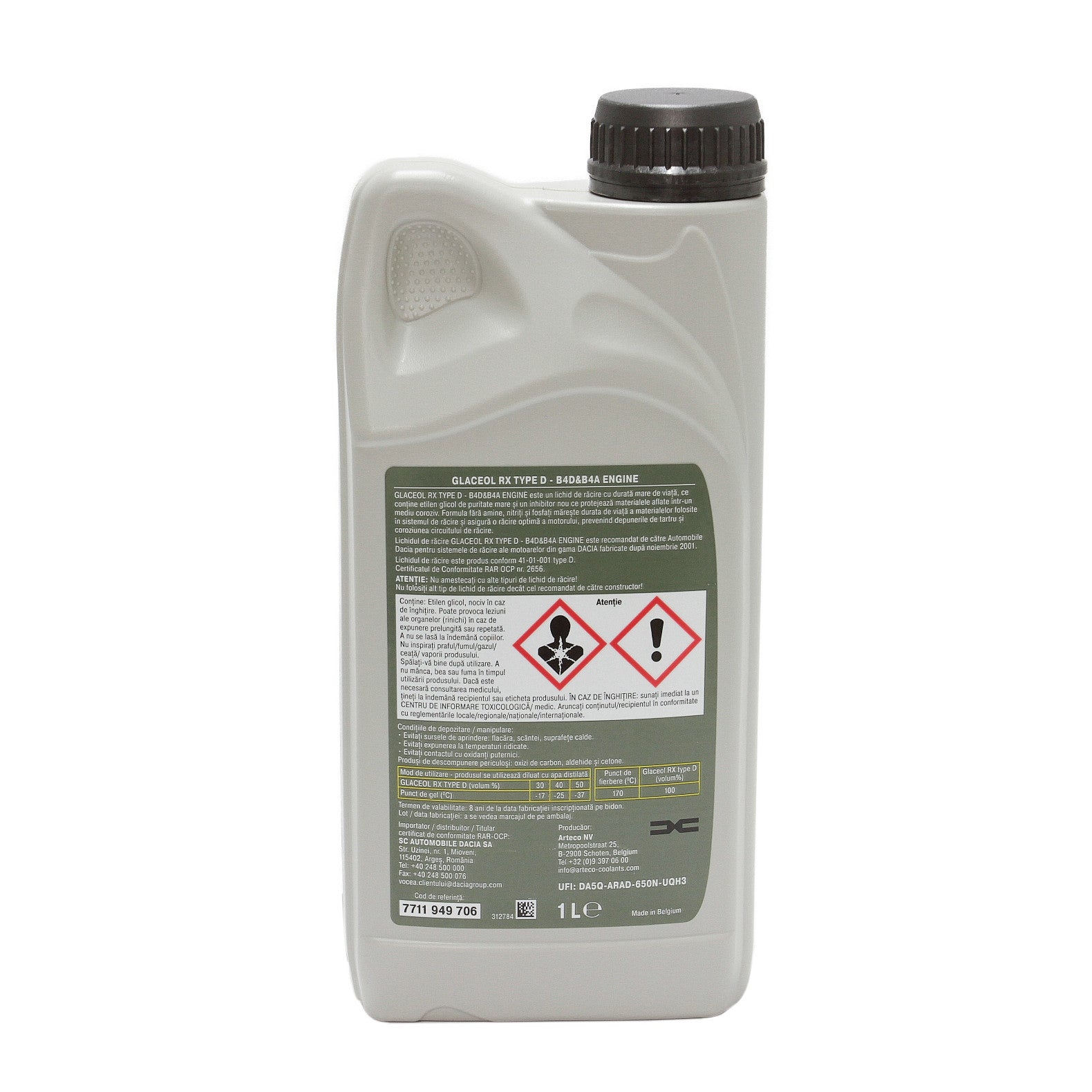 ANTIGEL GLACEOL RX TYPE D 1L Galben 7711949706