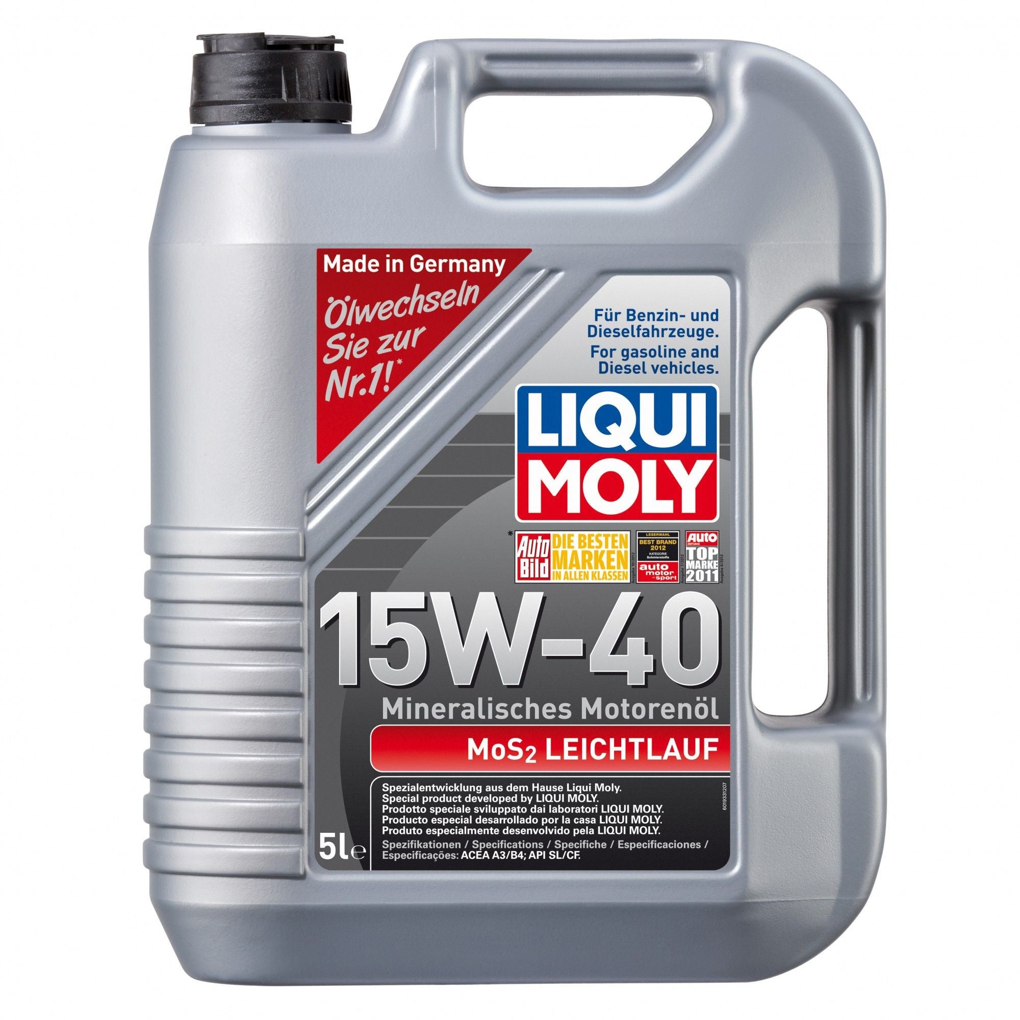 Ulei motor Liqui Moly MOS2 Leichtlauf 15W-40 (2193) (2571) 5L - 10770726