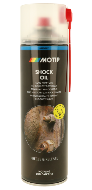 Spray ulei, deblocare prin inghetare Motip Shock Oil 500 ml - 90305