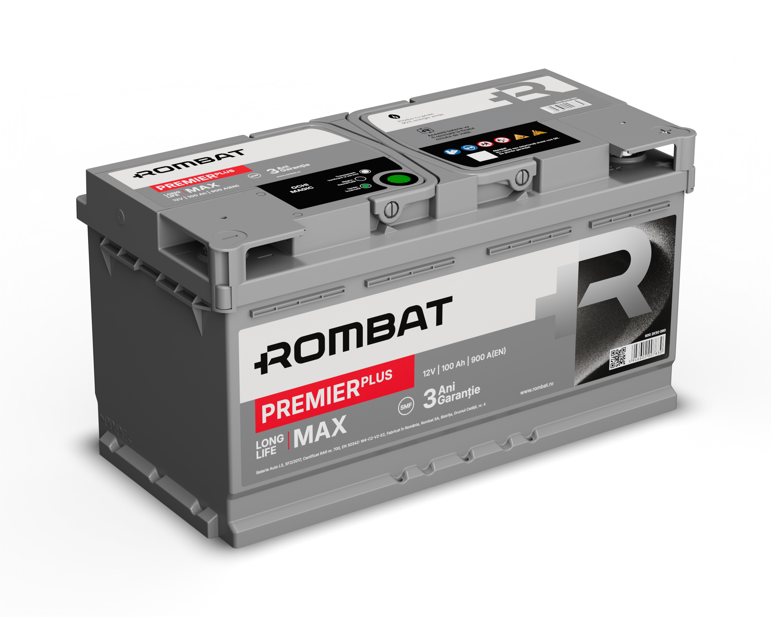 Acumulator Rombat Premier PLUS 100 Ah - 12193750