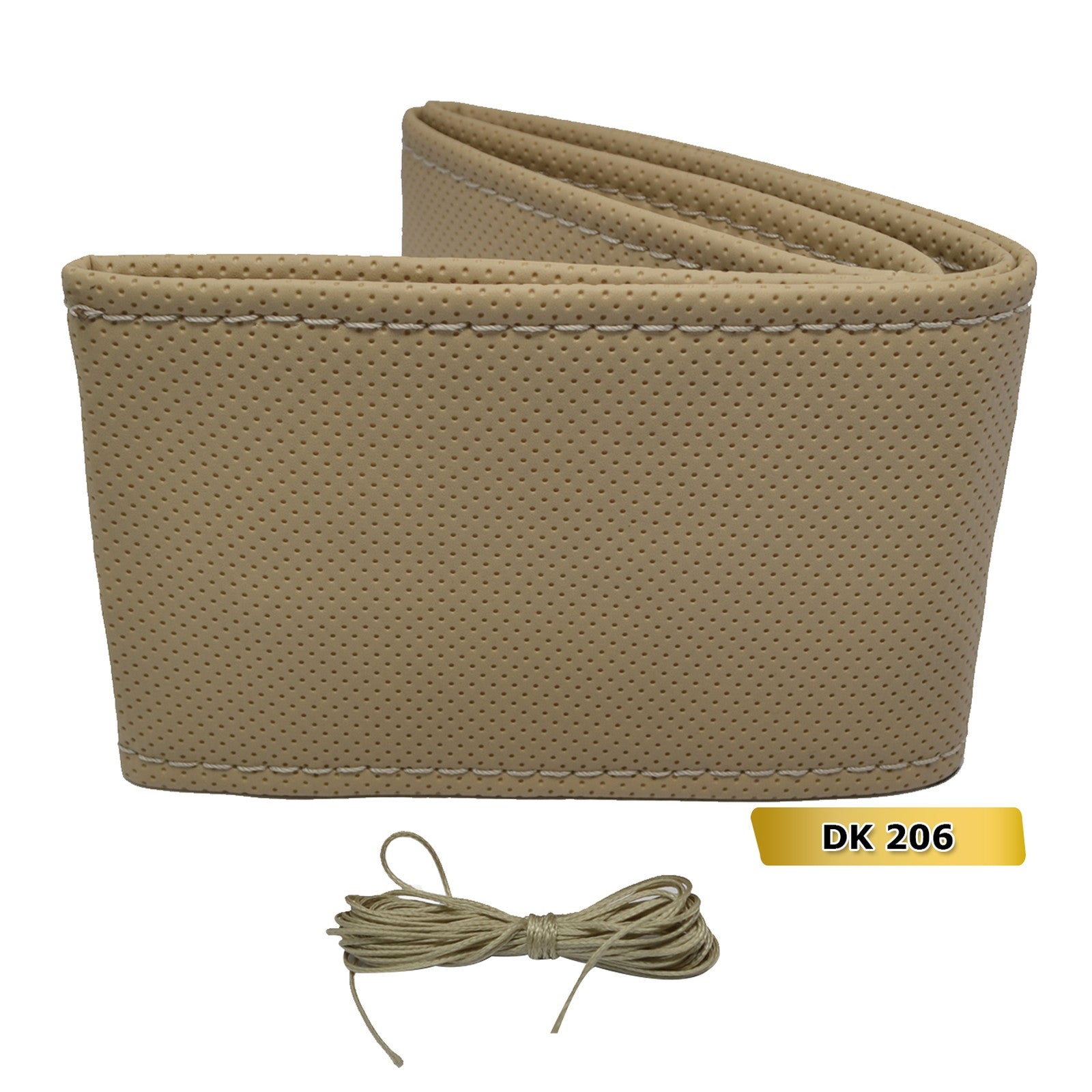 Otom Husa volan auto cu snur Beige - 38866