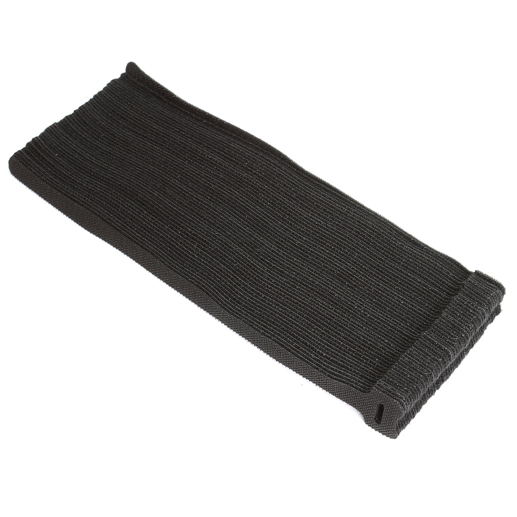 Cleme pentru cabluri negre 12.5x300mm 50 buc MTR - LHVT1230012B